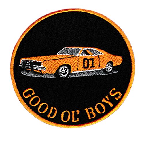 Vintage Style General Lee Good Ol' Boys Shirt Patch 9 cm – Abzeichen – Aufnäher – Auto – Film – 70er – 80er Jahre – TV – Dukes von KeySmart