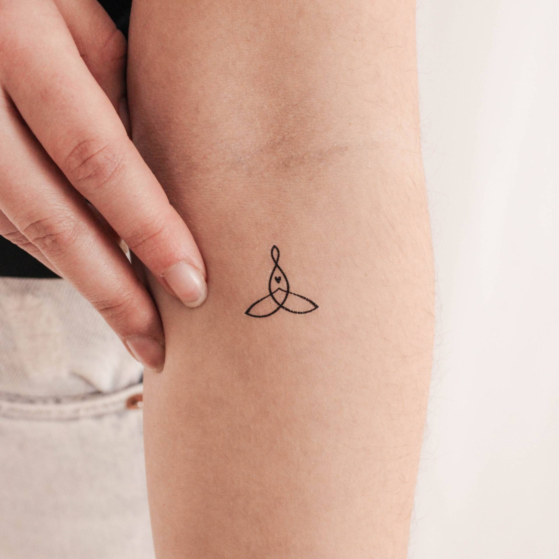 Atem Symbol Temporäres Tattoo | 3Er Set von smalltattoos