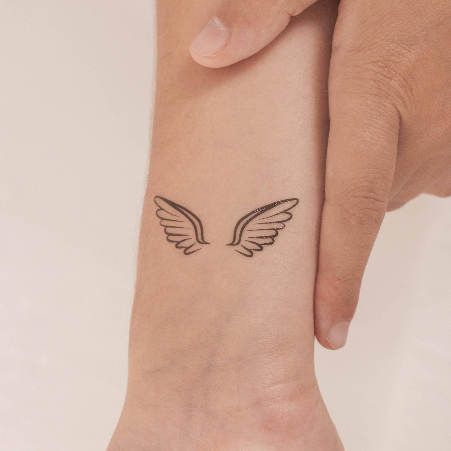 Flügel Paar Temporäres Tattoo | 3Er Set von smalltattoos