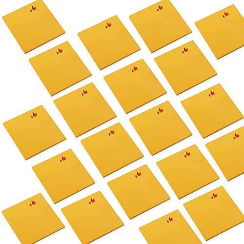 smart by Leviatan Smart 110539 Notizzettel klebend | Sticky Notes | Klebezettel | selbstklebend Haftnotizen 75x75mm 50 Blatt Like it 20 Stück von smart by Leviatan