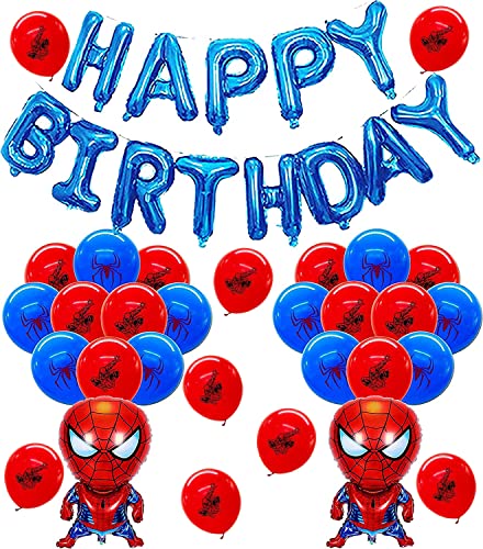 Deko Geburtstag Spider Man Geburtstag Deko Spiderman Luftballons Spider Man Geburtstag Luftballons Spiderman Party Deko Spider Man Geburtstagsdeko Girlande Spider Man Folienballons von smileh