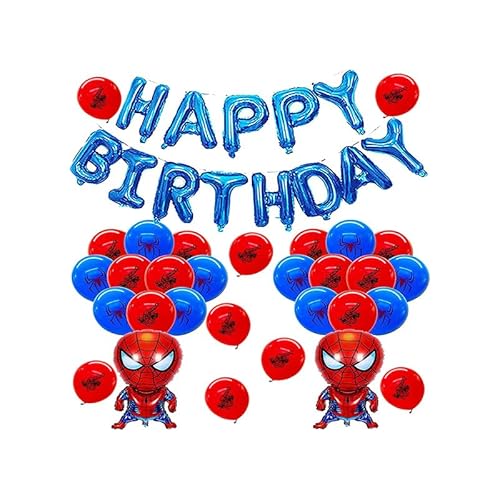 Deko Geburtstag Spider Man Geburtstag Deko Spiderman Luftballons Spider Man Geburtstag Luftballons Spiderman Party Deko Spider Man Geburtstagsdeko Girlande Spider Man Folienballons von smileh