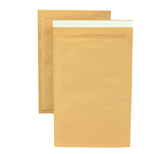 smiley pack 10 Luftpolstertaschen Luftpolsterumschläge Gr. F/6 Braun (240x350 mm) DIN A4+ gepolsterte Briefumschläge Polsterversandtaschen Versandtaschen Luftpolsterversandtaschen gepolstert von smiley pack