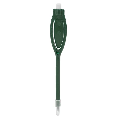 sojupcal 10 Stück Golf Scoring Bleistift Clip Golf Zubehör Game Pen Scoring mit Radiergummi Stift Set Golf Marker, ovaler Griff mit Clip, geeignet für Golfaktivitäten (Dark Green) von sojupcal