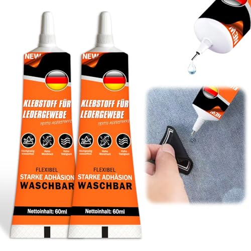 120ml Lederkleber, Lederkleber Extra Stark Reparatur Echtleder, Leder Kleber zur Verklebung von Leder und Untergründen aus unterschiedlichen Materialien von songyea