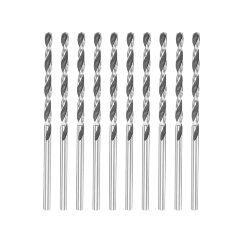 sourcing map 10 Stk. Spiralbohrer Metall Spiralbohrer Bits aus HSS 2,75mm W6542 70mm Länge für Baustahl Aluminium von sourcing map