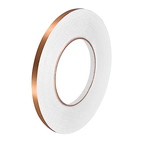 sourcing map 1Stk Metallisch Spiegelband 0.2" x164Ft Selbstklebend Fliesen Aufkleber Klebeband Rose Gold Metallisch Klebeband Wasserdicht Lücke Versiegelung Folie Dekor Klebeband von sourcing map