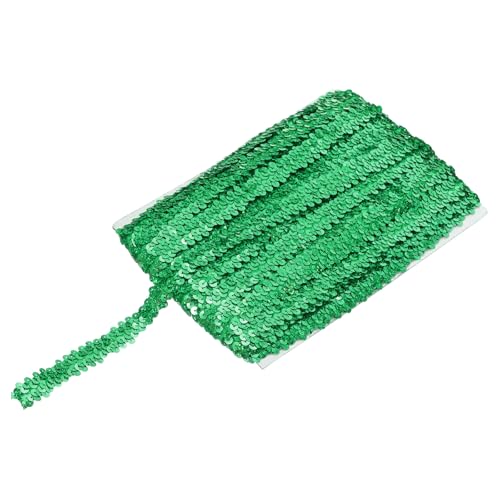 sourcing map 22,7 m Elastisches Pailletten-Besatz, flach, Pailletten-Streifen, Pailletten-Stoffband für Handwerk, DIY, Fransen, Nähen, Lasergrün sourcing map 22,7 m Elastisches Pailletten-Besatz, flach, Pailletten-Streifen, Pailletten-Stoffband für Handwerk, DIY, Fransen, Nähen, Lasergrün von sourcing map