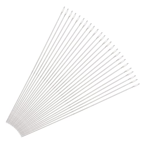 sourcing map 25 Stück Perlennadeln Feine Dünne Lange Gerade Nähen Stickfäden Edelstahl 3.15 Zoll 0.02 Zoll Draht Durchm. sourcing map 25 Stück Perlennadeln Feine Dünne Lange Gerade Nähen Stickfäden Edelstahl 3.15 Zoll 0.02 Zoll Draht Durchm. von sourcing map