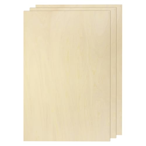 sourcing map 3 Stück Lindenholzplatten, 10,2 x 15,2 x 0,3 cm, unlackiertes Holz-Sperrholzbrett zum Malen, Basteln, Laser, Schneiden, Gravieren sourcing map 3 Stück Lindenholzplatten, 10,2 x 15,2 x 0,3 cm, unlackiertes Holz-Sperrholzbrett zum Malen, Basteln, Laser, Schneiden, Gravieren von sourcing map
