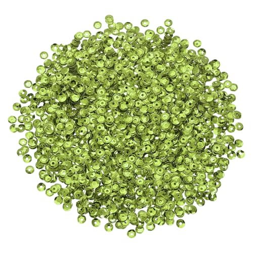 sourcing map 3000 Stück lose Pailletten, 4 mm, runde lose Pailletten, schillernde Pailletten, Regenbogen-Großpackung mit Löchern, 20 g, zum Nähen, Sticken, Kleidung, Basteln, Dekorationen, Hellgrün sourcing map 3000 Stück lose Pailletten, 4 mm, runde lose Pailletten, schillernde Pailletten, Regenbogen-Großpackung mit Löchern, 20 g, zum Nähen, Sticken, Kleidung, Basteln, Dekorationen, Hellgrün von sourcing map