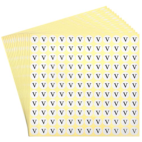 sourcing map Alphabet Buchstabe Aufkleber 15 Blatt 1980 Stück Buchstabe V Runde Stick Briefetiketten selbstklebend für Scrapbooking Basteln sourcing map Alphabet Buchstabe Aufkleber 15 Blatt 1980 Stück Buchstabe V Runde Stick Briefetiketten selbstklebend für Scrapbooking Basteln von sourcing map