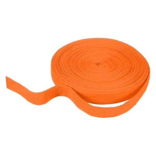 sourcing map Baumwoll-Twillband, 1,9 cm, 22 m, Fischgräten-Gurtband, Rolle, Schrägband, für Heimwerker, Basteln, Nähen, Geschenkverpackung, Orange sourcing map Baumwoll-Twillband, 1,9 cm, 22 m, Fischgräten-Gurtband, Rolle, Schrägband, für Heimwerker, Basteln, Nähen, Geschenkverpackung, Orange von sourcing map