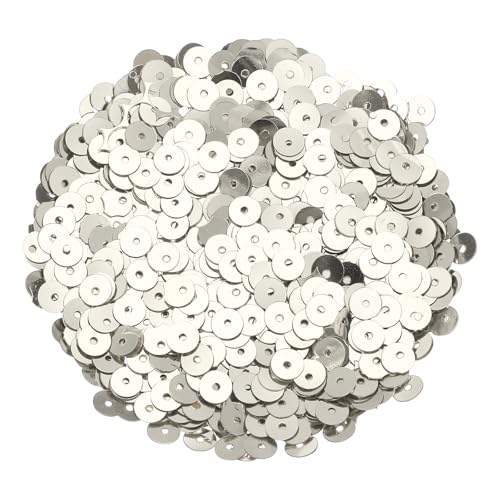 sourcing map Flache Pailletten, flach, rund, lose Pailletten mit einzelnen Löchern, 100 g, für Bastelarbeiten, Nähen, Sticken, Kleidung, Champagner, 30.0000 Stück sourcing map Flache Pailletten, flach, rund, lose Pailletten mit einzelnen Löchern, 100 g, für Bastelarbeiten, Nähen, Sticken, Kleidung, Champagner, 30.0000 Stück von sourcing map
