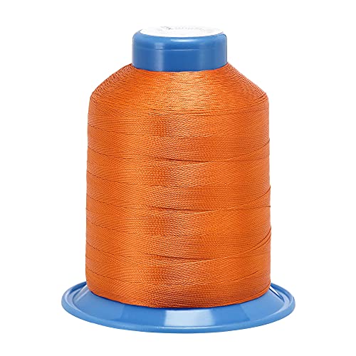 sourcing map Gebundenes Polyester-Nähgarn, extra stark, 150D/0,25 mm, UV-beständiges Garn für Hand- und Maschinennähen, Orange sourcing map Gebundenes Polyester-Nähgarn, extra stark, 150D/0,25 mm, UV-beständiges Garn für Hand- und Maschinennähen, Orange von sourcing map