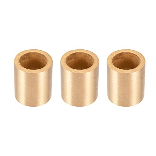 sourcing map Lagerhülse 18mm Bohrung x 25mm Außendurchmesser x 30mm Länge Selbstschmierende Buchsen aus gesinterter Bronze 3 Stk. von sourcing map