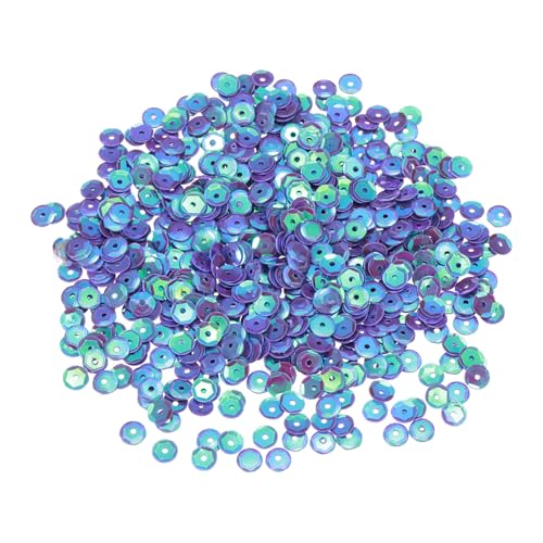 sourcing map Lose Pailletten, 5 mm, silberfarbene Rückseite, Stickerei-Pailletten für Schmuckherstellung, Basteln, Nähen, AB Dunkelviolett, 2000 Stück sourcing map Lose Pailletten, 5 mm, silberfarbene Rückseite, Stickerei-Pailletten für Schmuckherstellung, Basteln, Nähen, AB Dunkelviolett, 2000 Stück von sourcing map