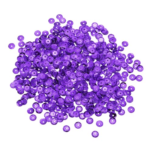 sourcing map Lose Pailletten, 5 mm, silberfarbene Rückseite, Stickerei-Pailletten für Schmuckherstellung, Basteln, Nähen, Dunkelviolett, 4000 Stück sourcing map Lose Pailletten, 5 mm, silberfarbene Rückseite, Stickerei-Pailletten für Schmuckherstellung, Basteln, Nähen, Dunkelviolett, 4000 Stück von sourcing map