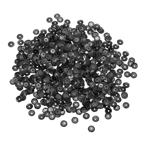 sourcing map Lose Pailletten, 5 mm, silberfarbene Rückseite, Stickerei-Pailletten für Schmuckherstellung, Basteln, Nähen, Schwarz, 2000 Stück sourcing map Lose Pailletten, 5 mm, silberfarbene Rückseite, Stickerei-Pailletten für Schmuckherstellung, Basteln, Nähen, Schwarz, 2000 Stück von sourcing map