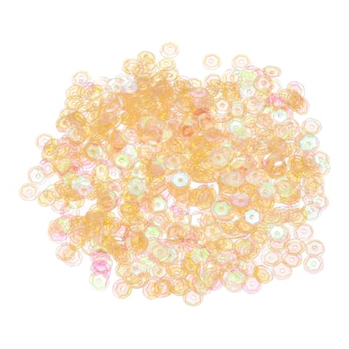 sourcing map Lose Pailletten, 5 mm, silberfarbene Rückseite, Stickerei-Pailletten für Schmuckherstellung, Basteln, Nähen, transparent, Orange, 2000 Stück sourcing map Lose Pailletten, 5 mm, silberfarbene Rückseite, Stickerei-Pailletten für Schmuckherstellung, Basteln, Nähen, transparent, Orange, 2000 Stück von sourcing map