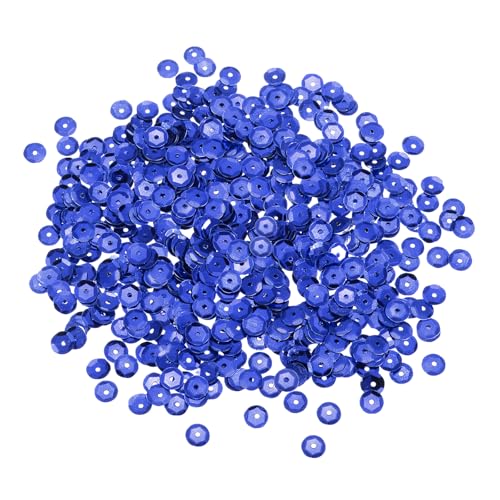 sourcing map Lose Pailletten, 8 mm, silberfarbene Rückseite, Stickerei-Pailletten für Schmuckherstellung, Basteln, Nähen, Marineblau, 1100 Stück sourcing map Lose Pailletten, 8 mm, silberfarbene Rückseite, Stickerei-Pailletten für Schmuckherstellung, Basteln, Nähen, Marineblau, 1100 Stück von sourcing map