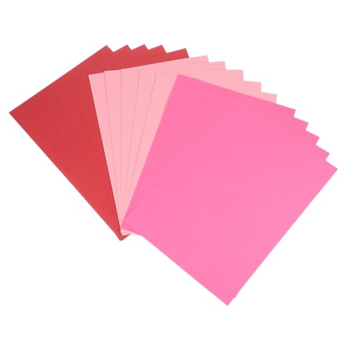 sourcing map Origami-Kartonpapier zum Drucken, Basteln, 30 Stück, Rot, Rosa, Rosa, Rosa, 20,3 x 30,5 cm von sourcing map