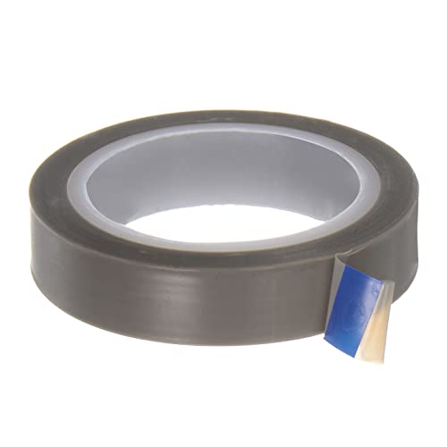 sourcing map PTFE Folie Klebeband Rolle 0.4" x33 ft Hochtemperatur Klebeband 0.06mm Dicke mit Einseitig Kleber für Vakuum Versiegelungsgerät Hand Impuls Versiegelung Grau von sourcing map