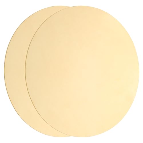 sourcing map Runde Messingplatte, 0,5 mm dick, 60 mm Durchmesser, H62, runde Messingscheibe, blank, rund, Metallblech, Kupfer-Kreisscheibe für Metallstempel, Bastelarbeiten, 2 Stück sourcing map Runde Messingplatte, 0,5 mm dick, 60 mm Durchmesser, H62, runde Messingscheibe, blank, rund, Metallblech, Kupfer-Kreisscheibe für Metallstempel, Bastelarbeiten, 2 Stück von sourcing map