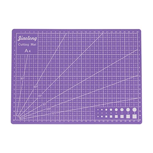 sourcing map Selbstheilende Schneidematte, A4, 30,5 x 22,9 cm, doppelseitig, Bastelschneidebrett für Bastelarbeiten, Nähen, Schneiden, Violett von sourcing map