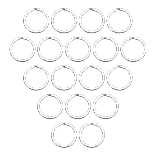 sourcing map Spaltringe, 0,2 cm dick, 2,8 cm Außendurchmesser, 304 Edelstahl, offener Biegering, solide, flache Schlüsselanhänger-Schlaufe, Schnalle für Schlüsselanhänger, Autoschlüssel, 30 Stück sourcing map Spaltringe, 0,2 cm dick, 2,8 cm Außendurchmesser, 304 Edelstahl, offener Biegering, solide, flache Schlüsselanhänger-Schlaufe, Schnalle für Schlüsselanhänger, Autoschlüssel, 30 Stück von sourcing map