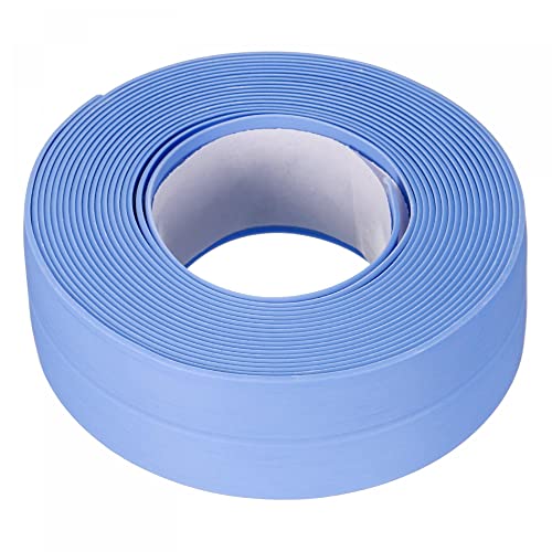 sourcing map Wasserdicht Abdichtungsstreifen Klebeband 0.87"x10.5' PVC Dichtband Blau von sourcing map