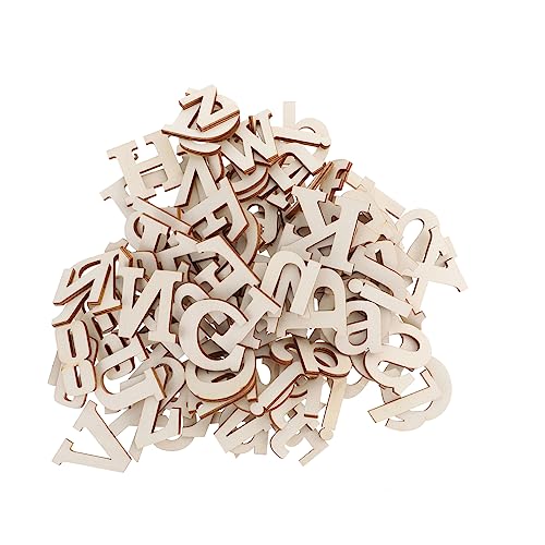 Unlackiertes Holzspäne-Set zum Basteln, individuelle Alphabet-Buchstaben und Zahlen, 10,2 x 7,6 cm, Khaki-Holz für Heimdekoration und DIY-Projekte Unlackiertes Holzspäne-Set zum Basteln, individuelle Alphabet-Buchstaben und Zahlen, 10,2 x 7,6 cm, Khaki-Holz für Heimdekoration und DIY-Projekte von sporful
