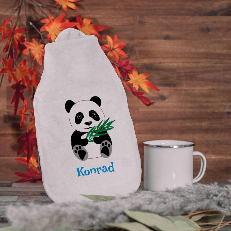 Wärmflasche "Panda"Wärmflasche Für Kinder Mit Individuellem Druck von stempelfabrikde