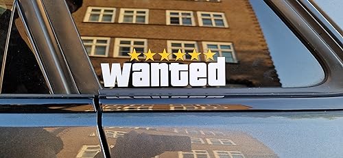 Wanted Aufkleber Sterne Sticker most wanted von stickerpoint24