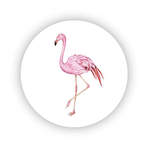 stika.co 24 Stück 72 240 Stück Papieretiketten Flamingo You Runde Aufkleber Deko Geburtstag Aufkleber Basteln Hochzeit Party Veranstaltungen (24) von stika.co