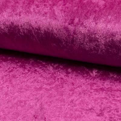 Pannesamt Meterware | 1 Meter | 26 Farben | Brilliant Samt | 145 cm breit | Stoff | Velour (Pink) von stoffmarkt reste truhe