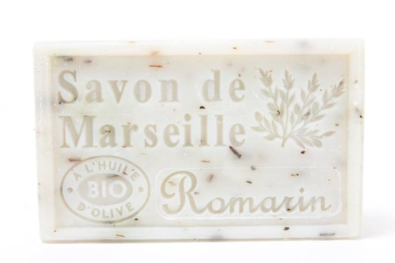 Savon De Marseille Rosmarin Marseiller Seife Bio 125G Naturseifen von strandholzshop