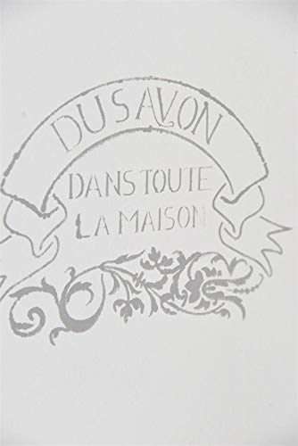 Jeanne d'Arc Living 702011 Vintage Stencil Du Savon 27x20,7cm Shabby Chic Schablone Wiederverwendbar NEU von sufe