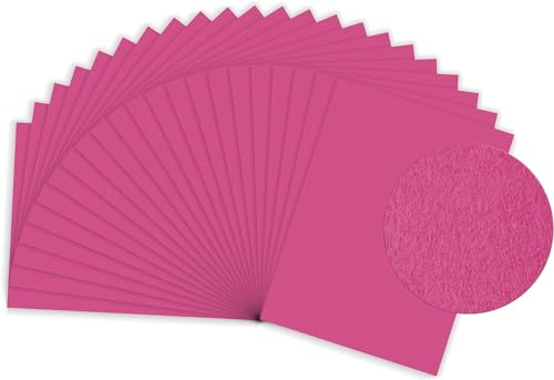 Sumico Fotokarton - 300g/m² - DIN A4-50 Bogen - - für Kindergärten und Schulen - zum Basteln, Gestalten und Designen (Pink) von sumico