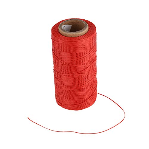 sunroot 260M 150D 1 MM Leder Nähen Gewachste Wachsfaden Hand Nadel Schnur DIY Rot von sunroot