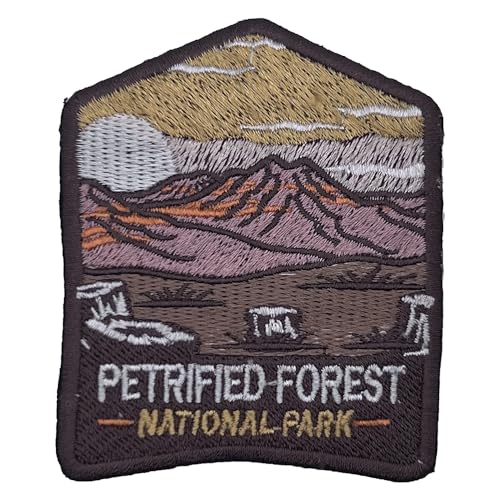 Aufnäher "Petrified Forest", US-Nationalpark, Souvenir, bestickt, Reiseabzeichen, Bügelbild, Stoffapplikation – 63 National Park Collection von supersenter