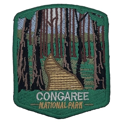 Congaree US National Park Patch Souvenir – besticktes Reiseabzeichen zum Aufbügeln auf Stoff – 63 National Park Collection von supersenter