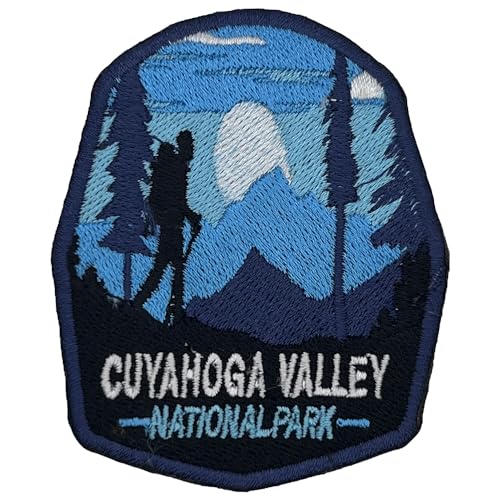 Cuyahoga Valley US National Park Patch Souvenir – besticktes Reiseabzeichen zum Aufbügeln auf Stoff – 63 National Park Collection von supersenter