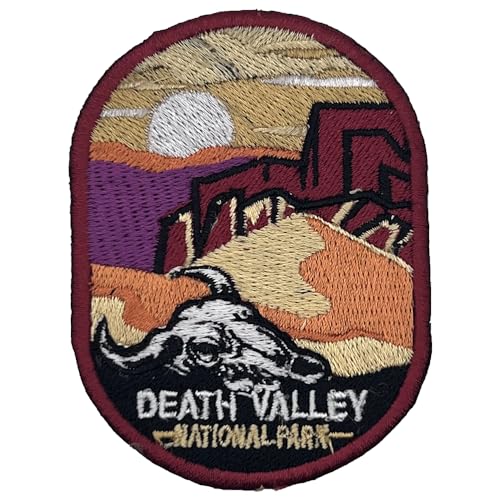 Death Valley US National Park Patch Souvenir – besticktes Reiseabzeichen zum Aufbügeln auf Stoff – 63 National Park Collection von supersenter