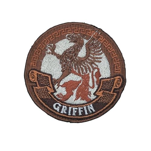 Griffin – Mythologische Kreaturen und griechische Götter – besticktes Reiseabzeichen zum Aufbügeln – Sammlung von Mythen, Märchen, Kreaturen und Legenden von supersenter