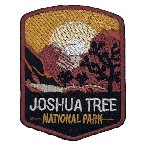 Joshua Tree US-Nationalpark-Aufnäher, Souvenir, bestickt, Reiseabzeichen, Bügelbild, Stoffapplikation – 63 National Park Collection von supersenter