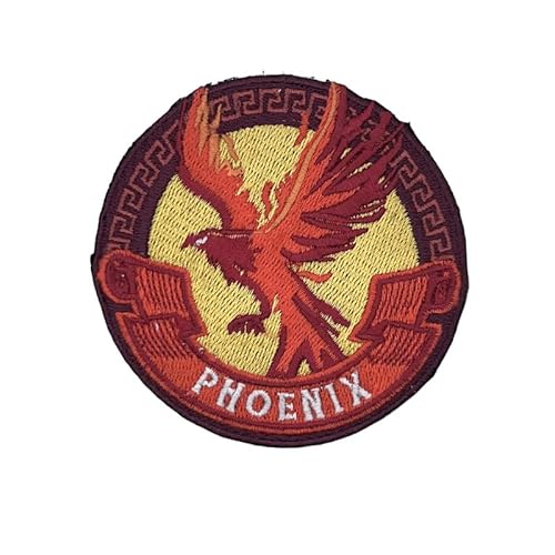 Phoenix – Mythologische Kreaturen und griechische Götter – besticktes Reiseabzeichen zum Aufbügeln – Sammlung von Mythen, Märchen, Kreaturen und Legenden von supersenter