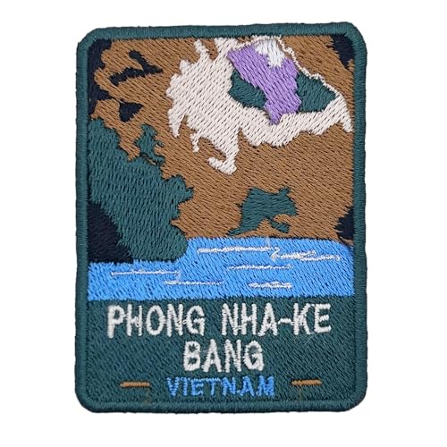 Phong Nha-K Bàng – Global International Park Patch Souvenir – besticktes Reiseabzeichen zum Aufbügeln auf Stoff – Major National Park Collection von supersenter