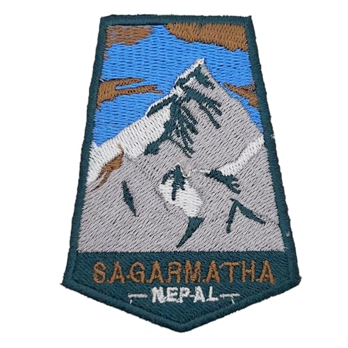 Sagarmatha – Global International Park Patch Souvenir – besticktes Reiseabzeichen zum Aufbügeln auf Stoff – Major National Park Collection von supersenter