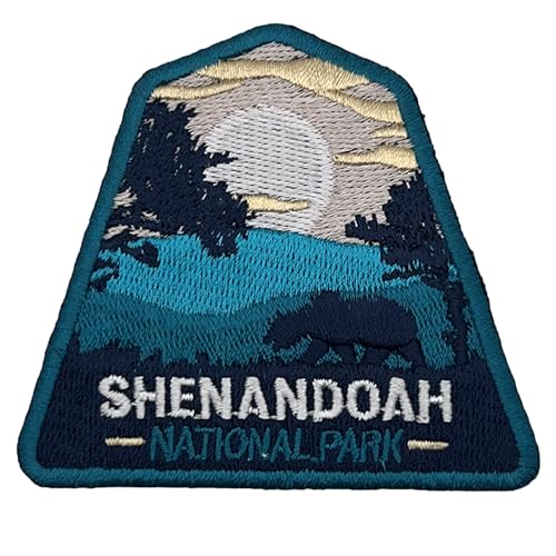 Shenandoah US-Nationalpark-Aufnäher, Souvenir, bestickt, Reiseabzeichen, Bügelbild, Stoffapplikation – 63 National Park Collection von supersenter